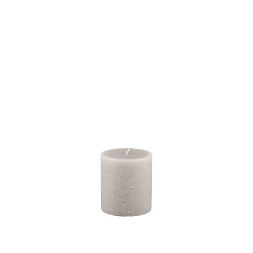 Pillar candle Rustic Linen