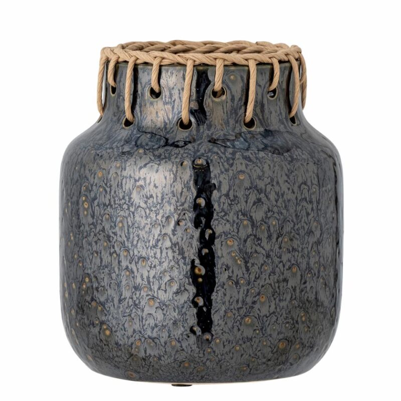 Janel Vase, Black, Bloomingville