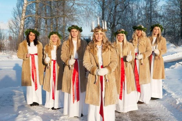 13 December, Scandinavia Christmas, Lucia Day.