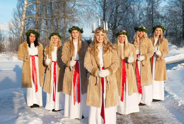 13 December, Scandinavia Christmas, Lucia Day.